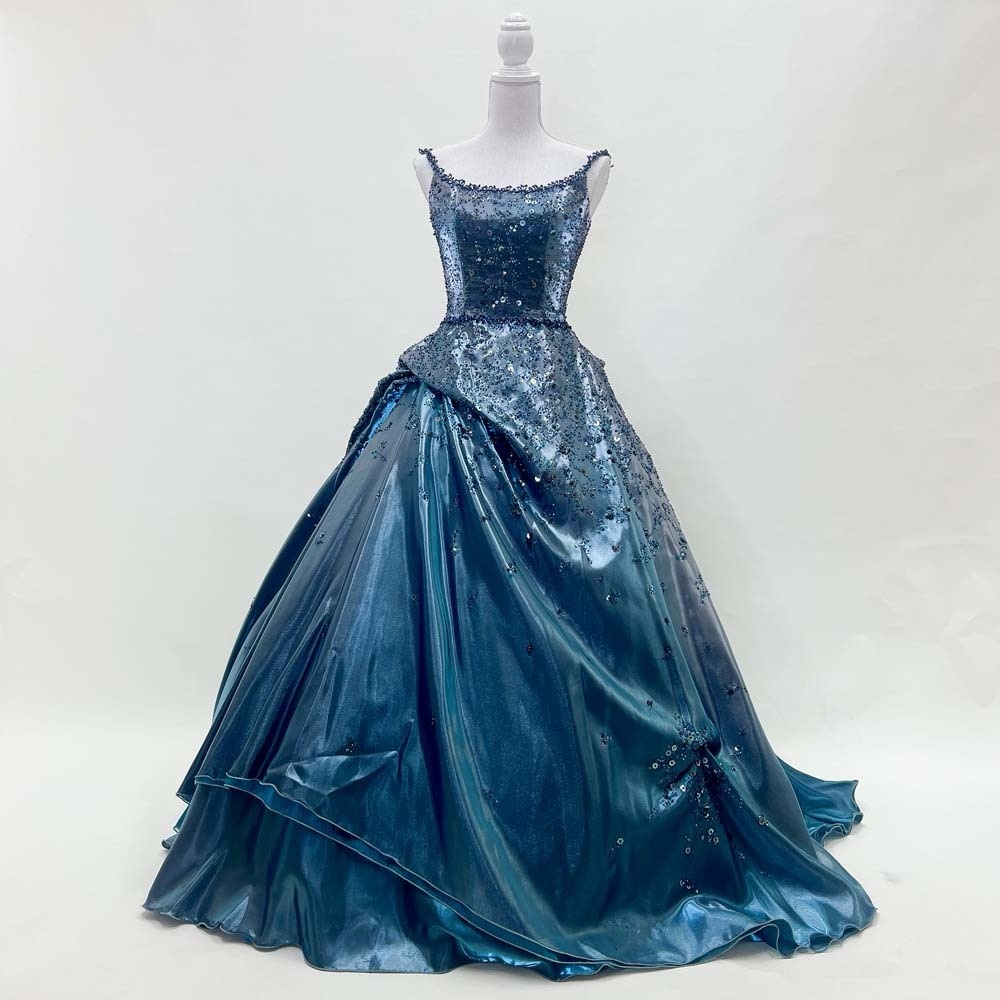 Elegant Blue Ball Gown